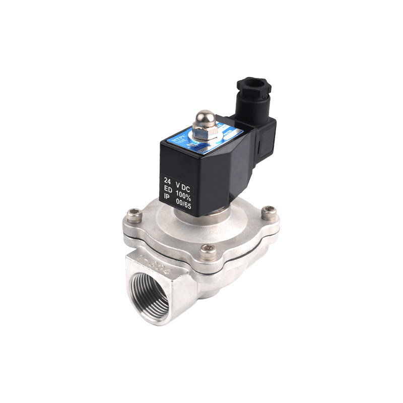 2S Series Stainless Steel NC Solenoid Pipeline Water Valve