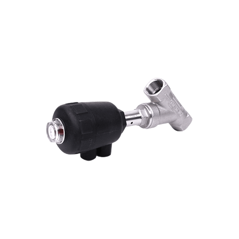 Piston High Temperature PA Thread Connection Actuator Pneumatic Angle Seat Valve