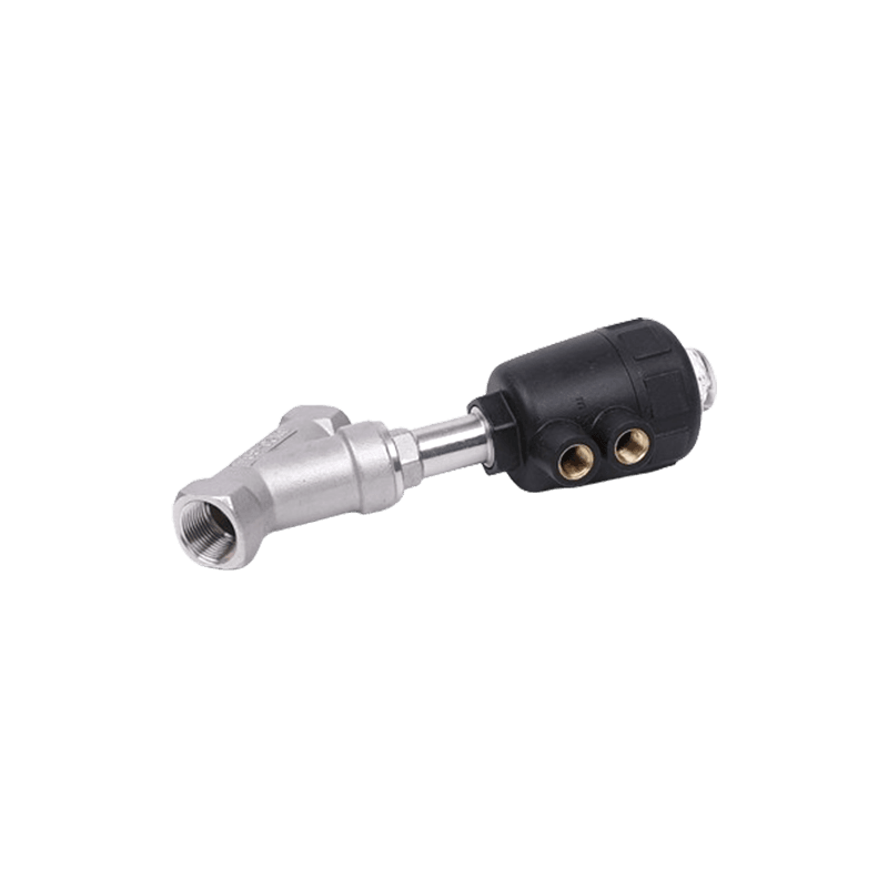 Piston High Temperature PA Thread Connection Actuator Pneumatic Angle Seat Valve