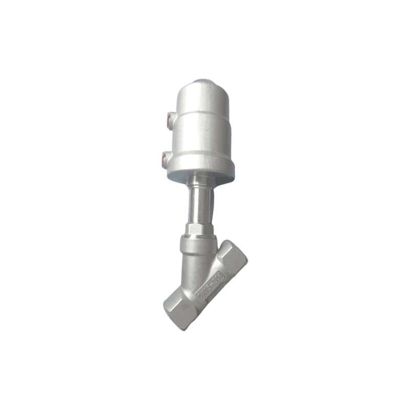 Piston Stainless Steel Thread Connection Actuator Pneumatic Angle Seat Valve