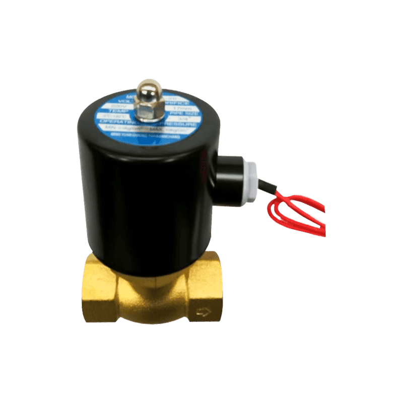 Water Air Valve High Pressure Brass Small Diameter Electric Solenoid Valve